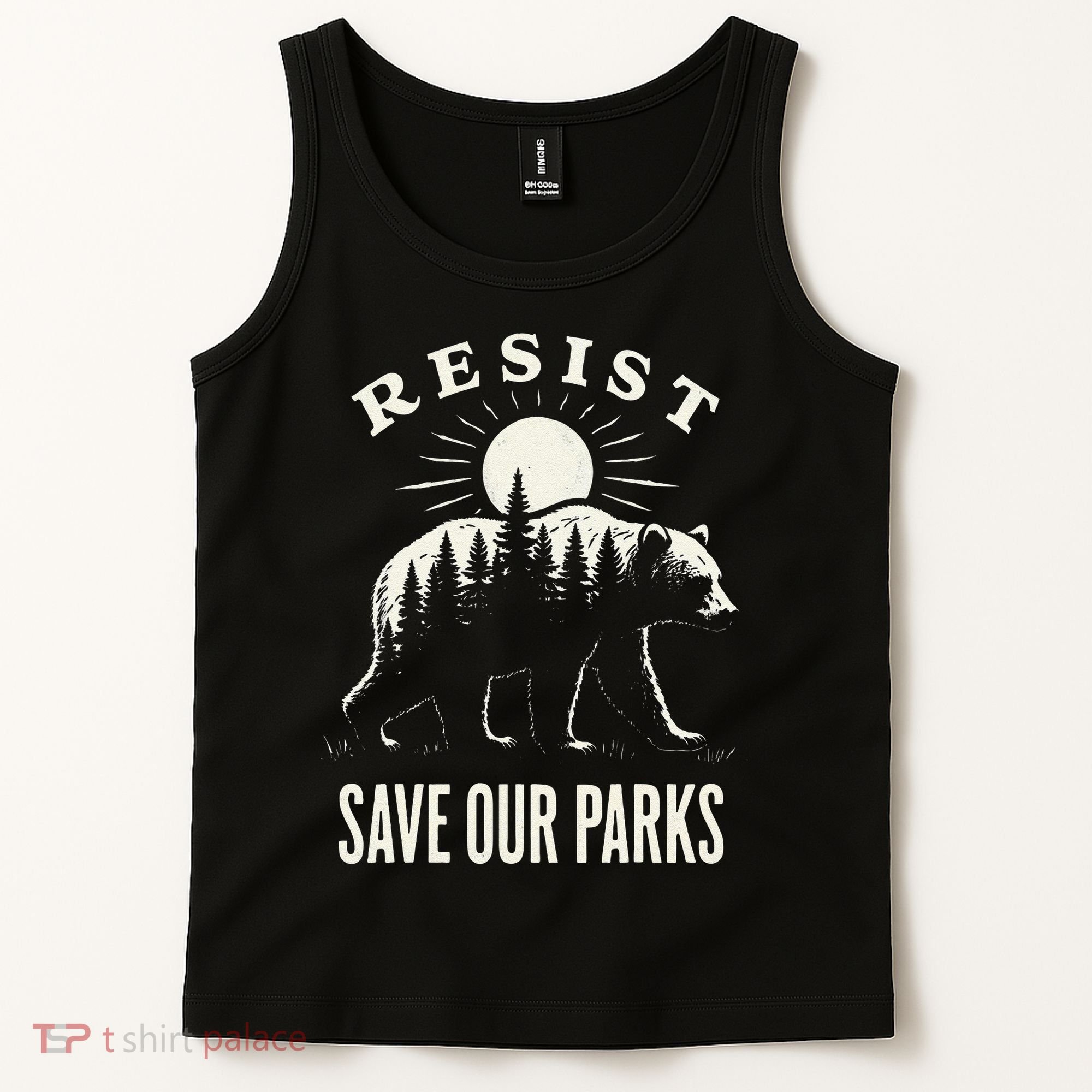 Bear Resist Save Our Parks Tank Top