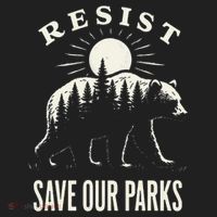 Bear Resist Save Our Parks Golf Towel thumb 3