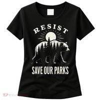 Bear Resist Save Our Parks Women's T-Shirt thumb 0