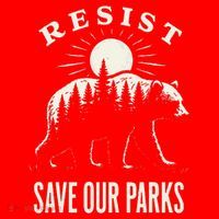 Bear Resist Save Our Parks Santa Hat thumb 1