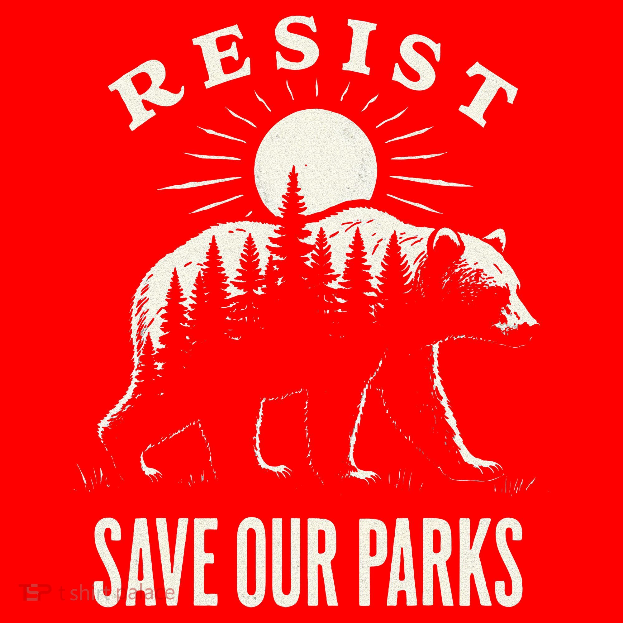Bear Resist Save Our Parks Santa Hat