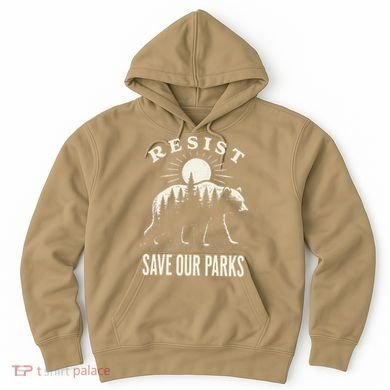 Bear Resist Save Our Parks Hoodie