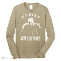 Bear Resist Save Our Parks Long Sleeve Shirt thumb 0