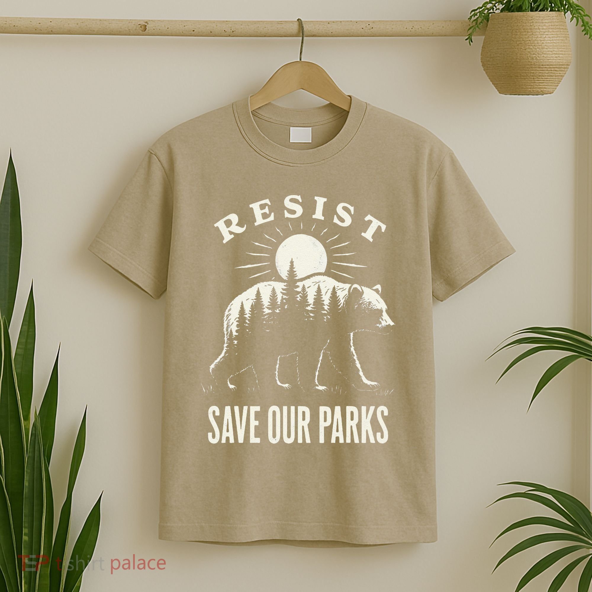 Bear Resist Save Our Parks T-Shirt