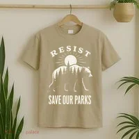 Bear Resist Save Our Parks T-Shirt thumb 2