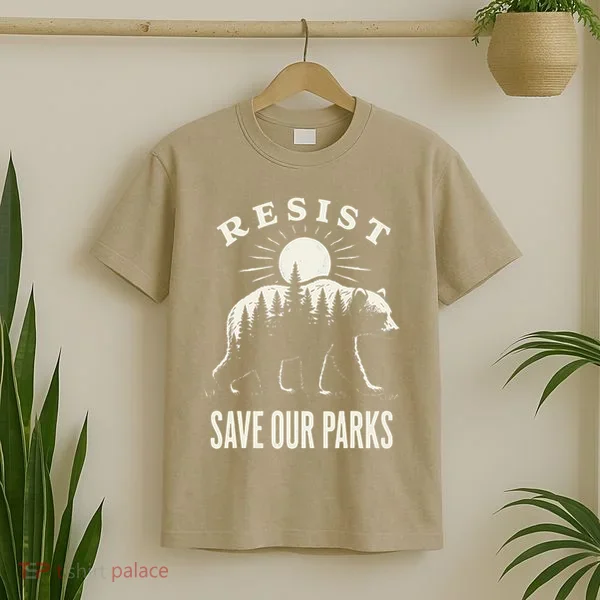 Bear Resist Save Our Parks T-Shirt