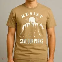 Bear Resist Save Our Parks T-Shirt thumb 3