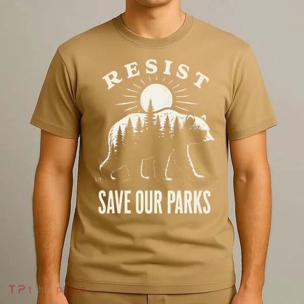 Bear Resist Save Our Parks T-Shirt