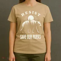 Bear Resist Save Our Parks T-Shirt thumb 4