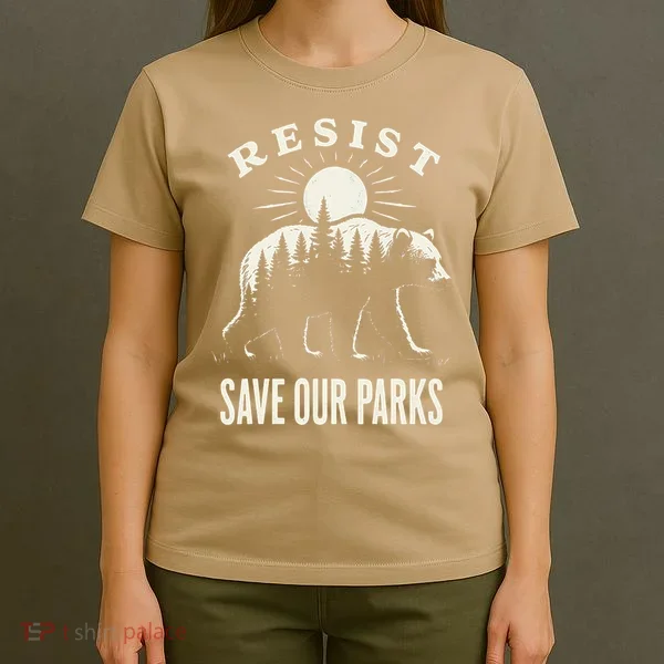 Bear Resist Save Our Parks T-Shirt