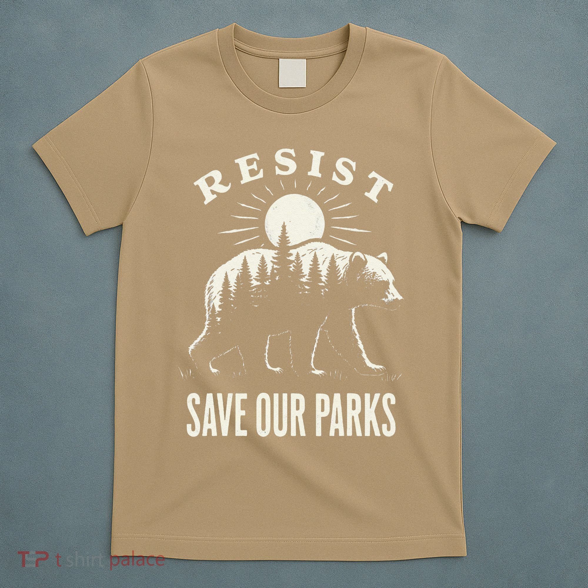 Bear Resist Save Our Parks T-Shirt