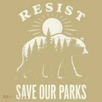 Bear Resist Save Our Parks T-Shirt thumb 7