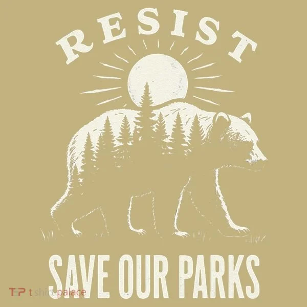 Bear Resist Save Our Parks T-Shirt