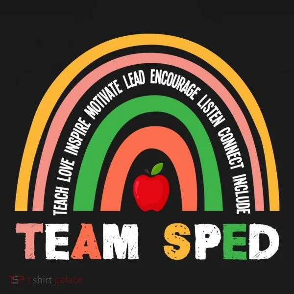 Boho Rainbow Special Needs Teacher Team Sped Great Gift Bucket Hat