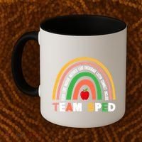 Boho Rainbow Special Needs Teacher Team Sped Great Gift Coffee Mug thumb 2