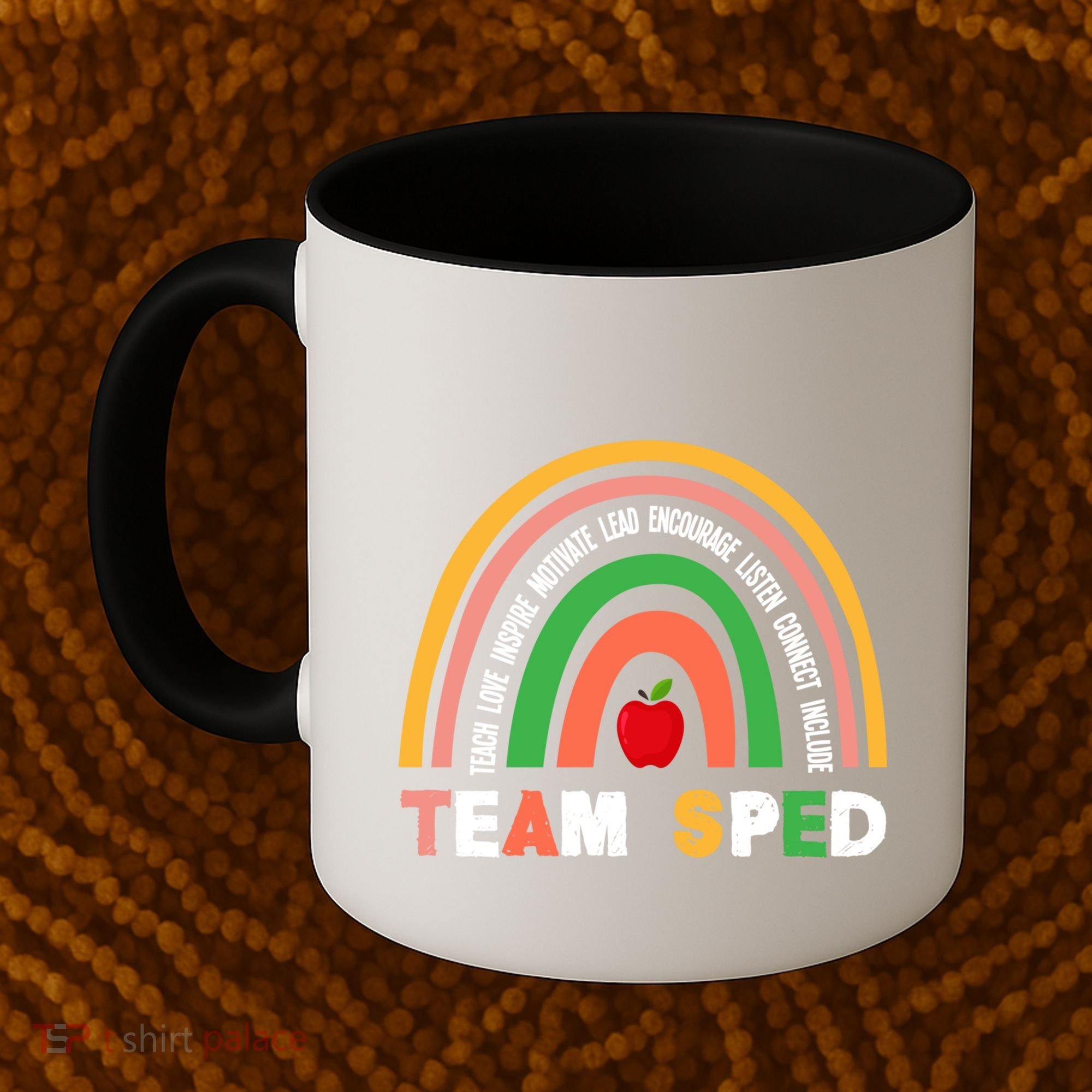 Boho Rainbow Special Needs Teacher Team Sped Great Gift Coffee Mug