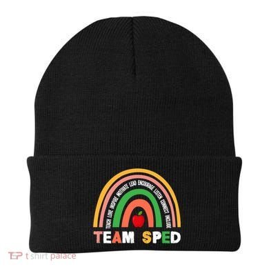 Boho Rainbow Special Needs Teacher Team Sped Great Gift Beanie