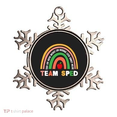 Boho Rainbow Special Needs Teacher Team Sped Great Gift Ornament