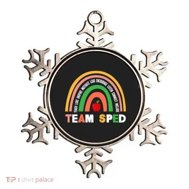 Boho Rainbow Special Needs Teacher Team Sped Great Gift Ornament