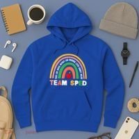 Boho Rainbow Special Needs Teacher Team Sped Great Gift Hoodie thumb 3