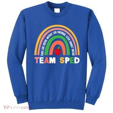 Boho Rainbow Special Needs Teacher Team Sped Great Gift Sweatshirt