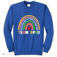 Boho Rainbow Special Needs Teacher Team Sped Great Gift Sweatshirt thumb 0