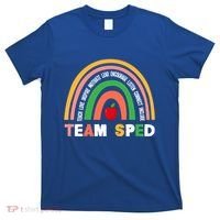Boho Rainbow Special Needs Teacher Team Sped Great Gift T-Shirt thumb 0