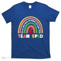 Boho Rainbow Special Needs Teacher Team Sped Great Gift T-Shirt thumb 0