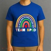 Boho Rainbow Special Needs Teacher Team Sped Great Gift T-Shirt thumb 3
