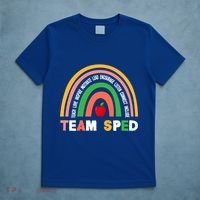 Boho Rainbow Special Needs Teacher Team Sped Great Gift T-Shirt thumb 5