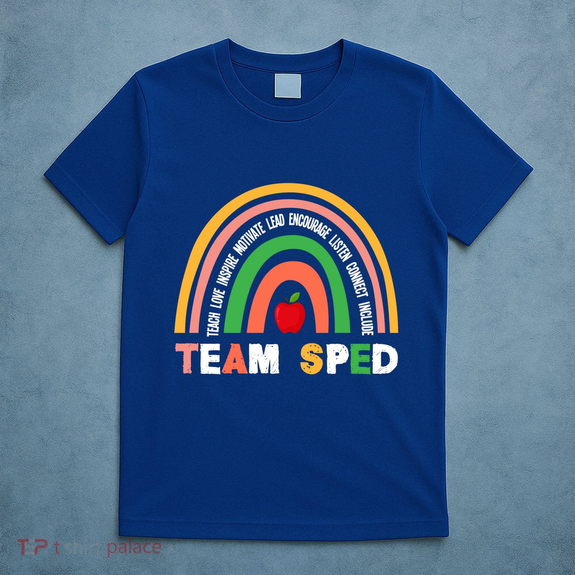 Boho Rainbow Special Needs Teacher Team Sped Great Gift T-Shirt