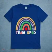 Boho Rainbow Special Needs Teacher Team Sped Great Gift T-Shirt thumb 5