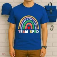 Boho Rainbow Special Needs Teacher Team Sped Great Gift T-Shirt thumb 6