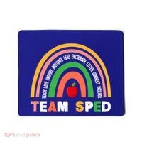 Boho Rainbow Special Needs Teacher Team Sped Great Gift Mousepad thumb 0