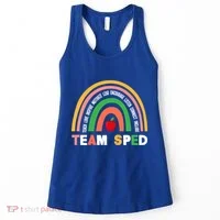 Boho Rainbow Special Needs Teacher Team Sped Great Gift Women's Tank Top thumb 0