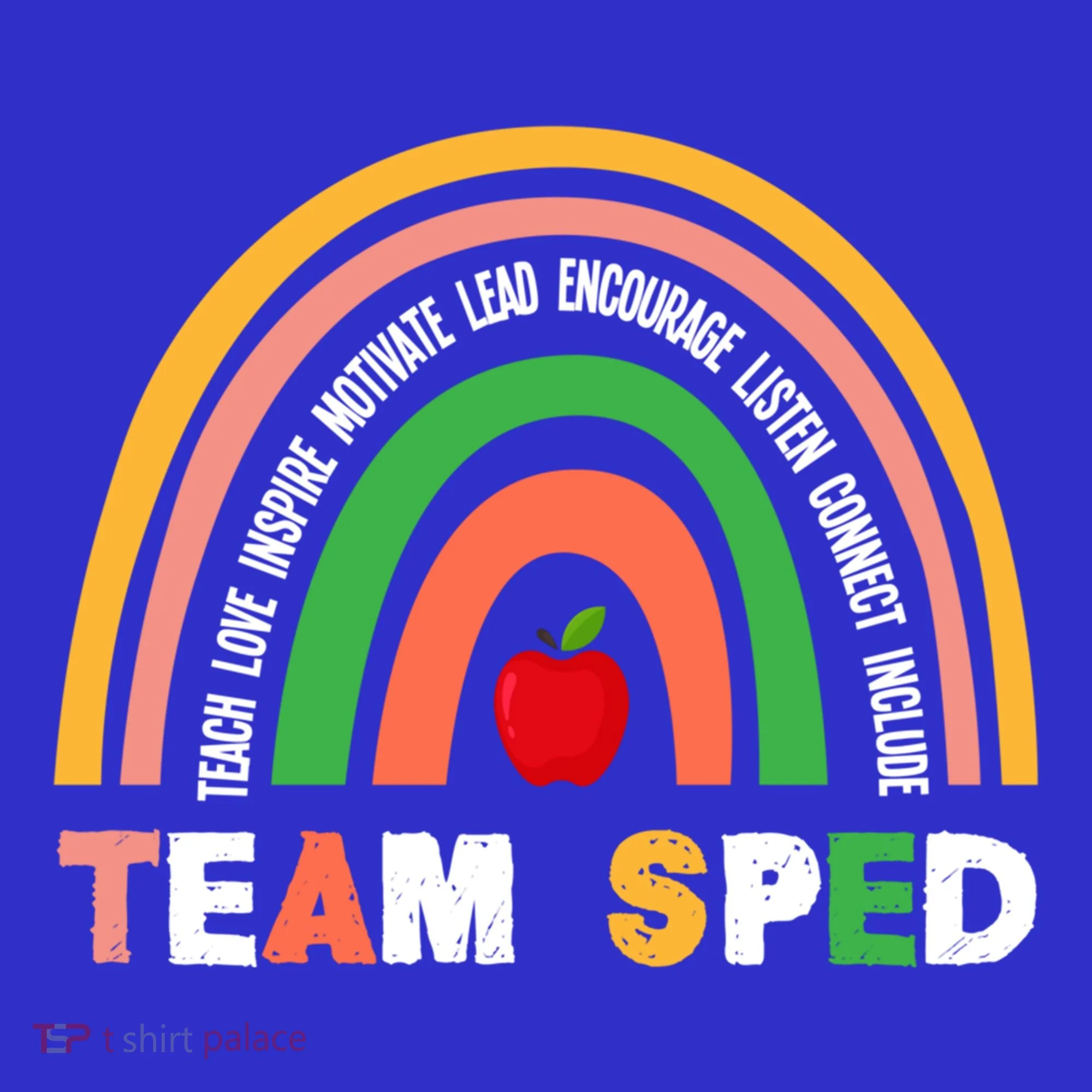 Boho Rainbow Special Needs Teacher Team Sped Great Gift Toddler Hoodie