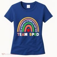 Boho Rainbow Special Needs Teacher Team Sped Great Gift Women's T-Shirt thumb 0