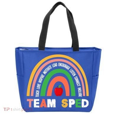 Boho Rainbow Special Needs Teacher Team Sped Great Gift Tote Bag