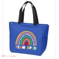 Boho Rainbow Special Needs Teacher Team Sped Great Gift Tote Bag thumb 3