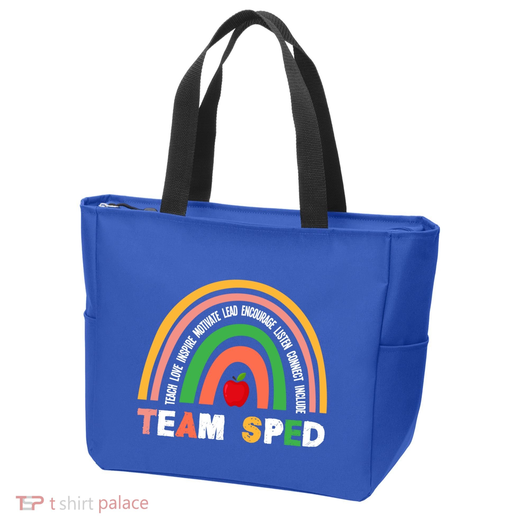 Boho Rainbow Special Needs Teacher Team Sped Great Gift Tote Bag