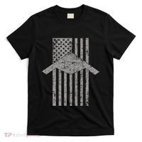 B21 Raider Stealth Bomber Patriotic Vintage Flag Aviation T-Shirt thumb 0