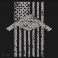 B21 Raider Stealth Bomber Patriotic Vintage Flag Aviation T-Shirt thumb 7
