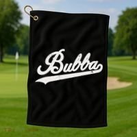 Bubba Retro Style Father’s Day Gift For Bubba Brother Golf Towel thumb 1