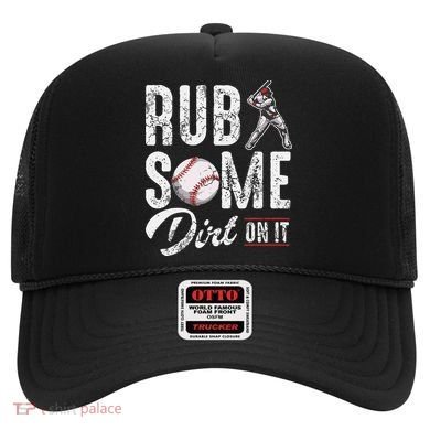 Baseball Rub Some Dirt On It Funny Humor Sayings Quotes Hat