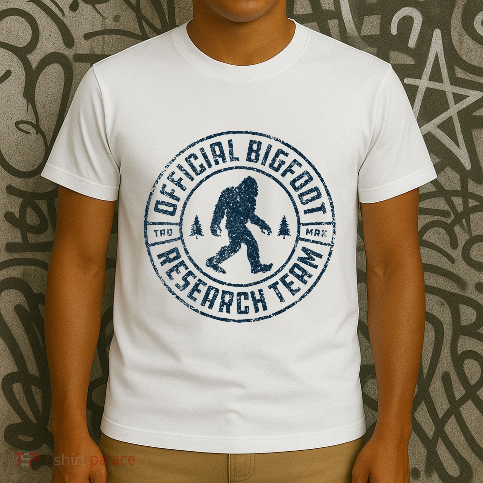 Bigfoot Research Team Retro Vintage Sasquatch T-Shirt