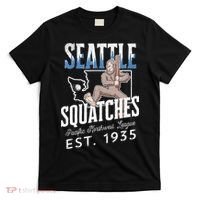 Bigfoot Research Team Retro baseball Sasquatch T-Shirt thumb 0