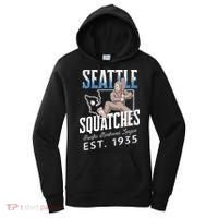 Bigfoot Research Team Retro baseball Sasquatch Women's Hoodie thumb 0