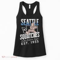 Bigfoot Research Team Retro baseball Sasquatch Women's Tank Top thumb 0