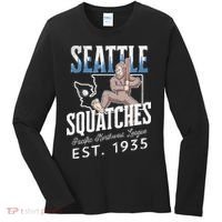 Bigfoot Research Team Retro baseball Sasquatch Women's Long Sleeve Shirt thumb 0
