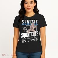 Bigfoot Research Team Retro baseball Sasquatch Women's T-Shirt thumb 4